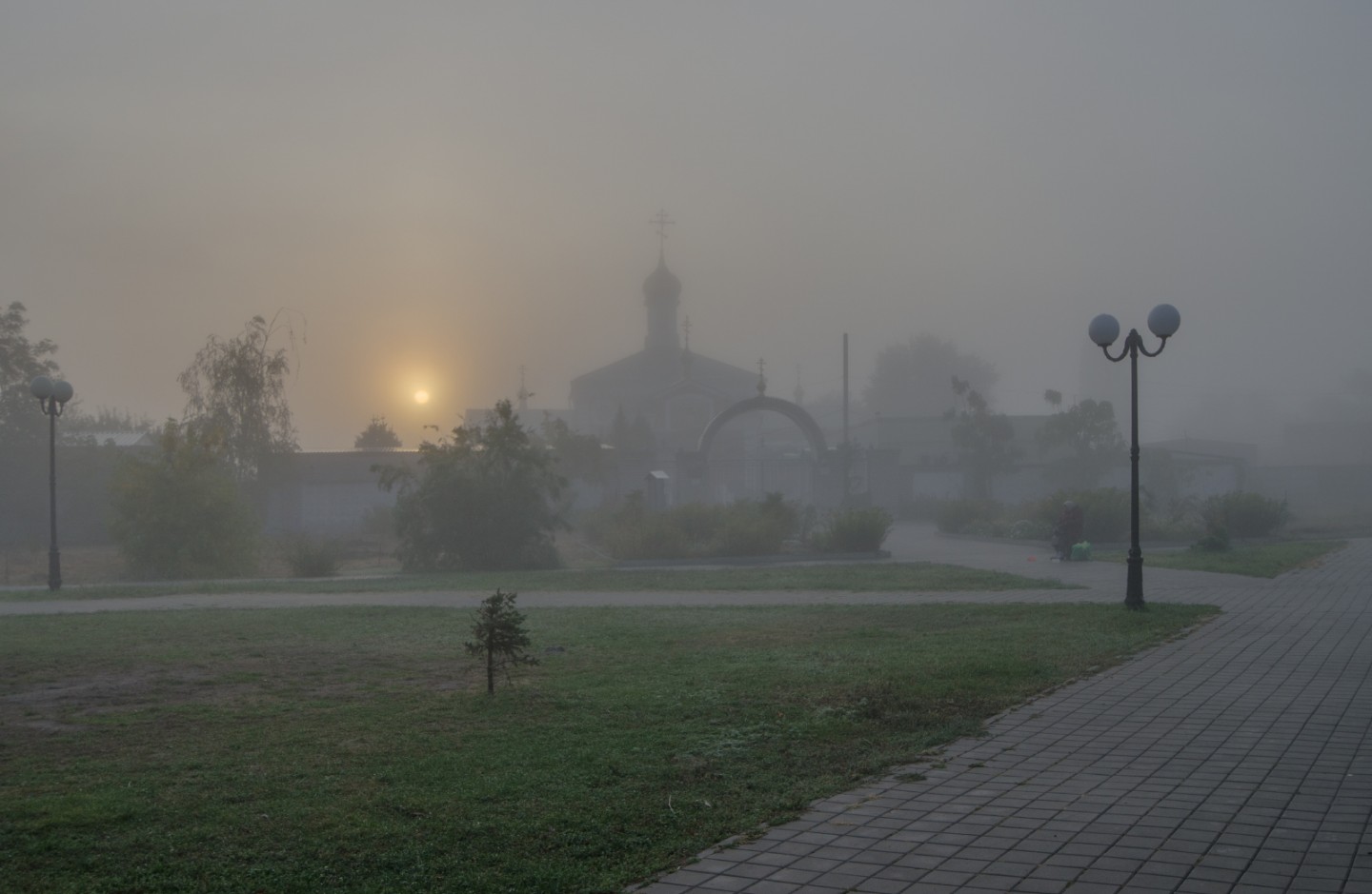 Фотография - Храм в утреннем тумане, автор - Белянский Александр