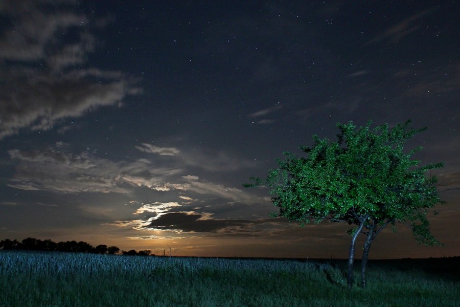 Фотография - Лунный закат, автор - Michel